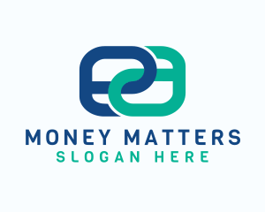 Digital Letter EA Monogram  logo