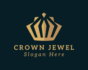 Luxury Gold Crown logo design