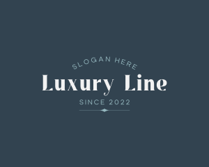 Professional Luxury Business logo design