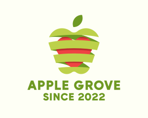 Healthy Apple Fruit  logo design