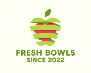 Healthy Apple Fruit  logo design