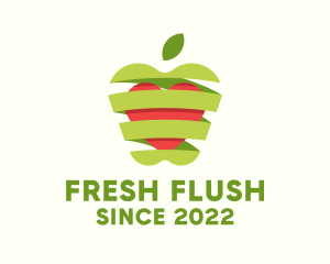 Healthy Apple Fruit  logo design