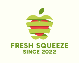 Healthy Apple Fruit  logo design