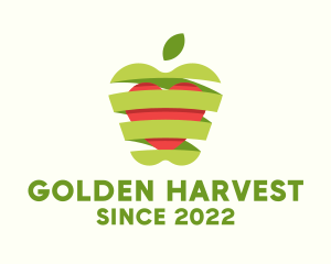 Healthy Apple Fruit  logo design