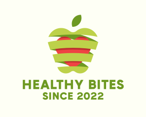 Healthy Apple Fruit  logo design