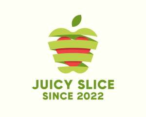 Healthy Apple Fruit  logo design