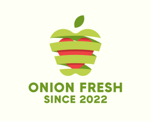 Healthy Apple Fruit  logo design