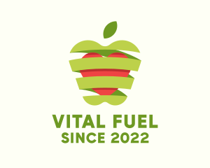 Healthy Apple Fruit  logo design