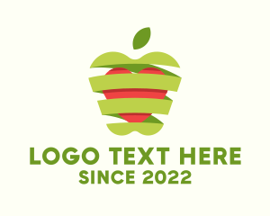 Healthy - Healthy Apple Fruit logo design
