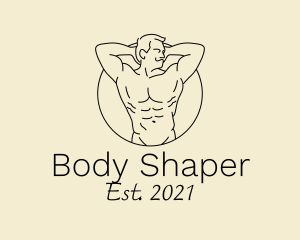 Masculine Male Body  logo design