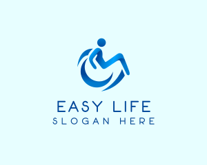 Wheelchair Disability Clinic logo design