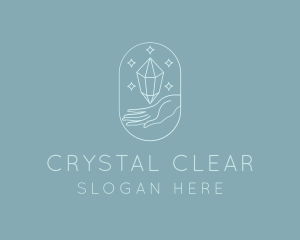 Premium Crystal Jewelry logo design