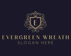 Ornament Royal Wreath logo design