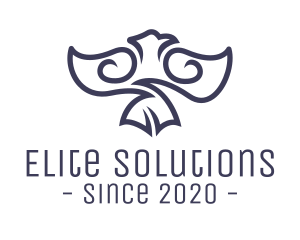 Blue Tribal Eagle logo