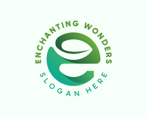 Organic Boutique Letter E  logo design