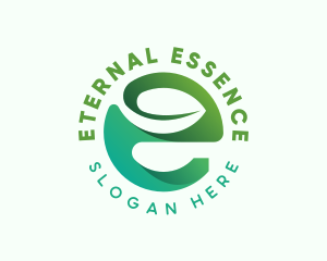 Organic Boutique Letter E  logo design