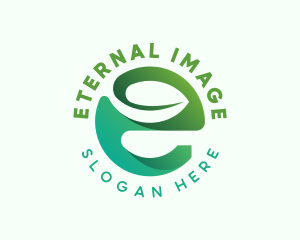 Organic Boutique Letter E  logo design