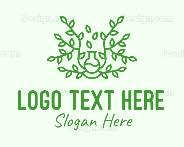 Green Vine Plant Logo