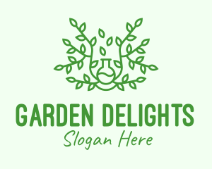 Green Vine Plant logo design