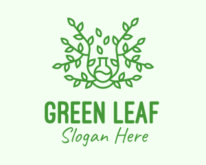 Green Vine Plant logo design