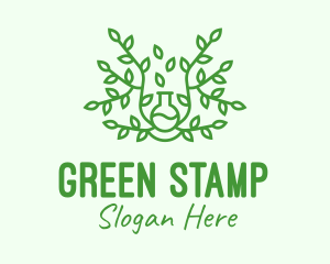 Green Vine Plant logo design