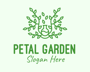 Green Vine Plant logo design