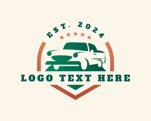 Retro Car Dealership logo