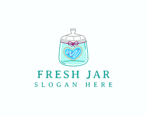 Cookie Love Jar logo design