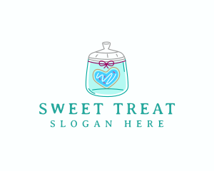 Cookie Love Jar logo design