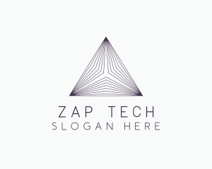 Pyramid Tech Developer logo design