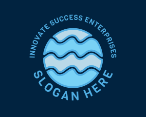 Blue Wave Software logo design