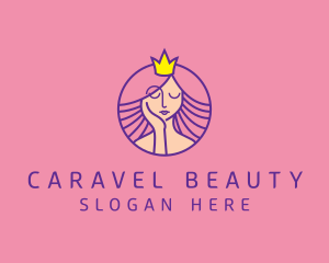 Beauty Crown Woman logo design