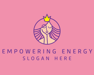 Beauty Crown Woman logo design