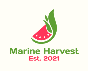 Watermelon Fruit Harvest  logo design