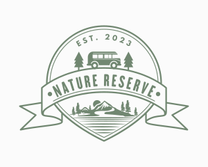 Nature Travel Van logo design