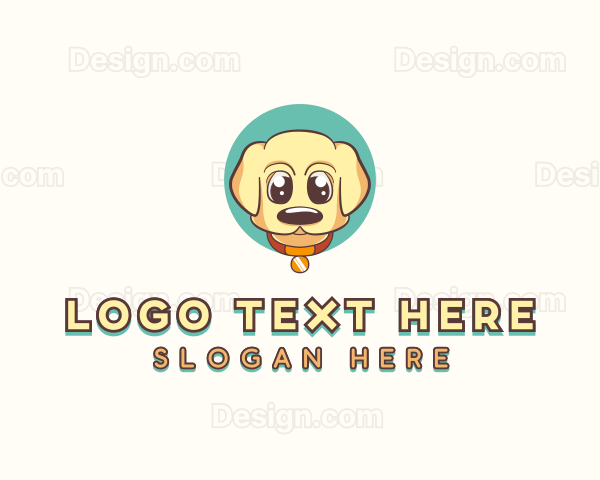 Puppy Dog Veterinarian Logo