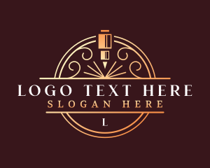 Elegant Laser Engraving Logo