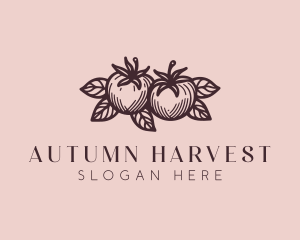 Farm Harvest Tomatoes logo design