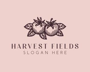 Farm Harvest Tomatoes logo design