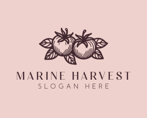 Farm Harvest Tomatoes logo design