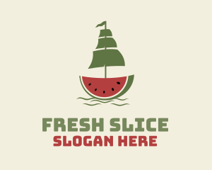 Sliced Watermelon Ship logo