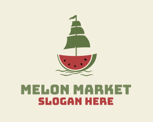 Sliced Watermelon Ship logo