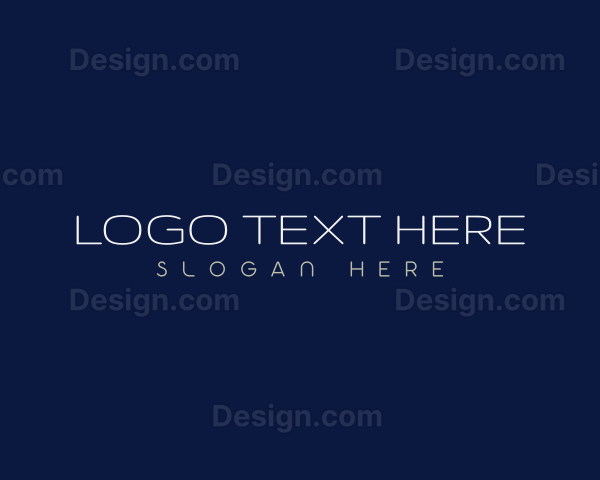 Modern Masculine Business Logo