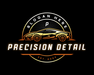 Luxury Auto Car Detailing logo design