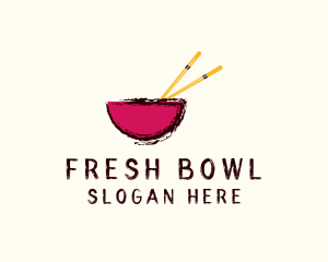 Asian Chopsticks Bowl logo