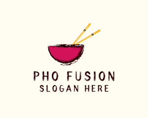 Asian Chopsticks Bowl logo