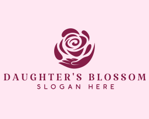 Flower Rose Wellness  logo design