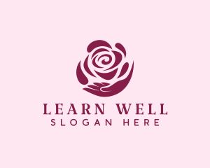 Flower Rose Wellness  logo design