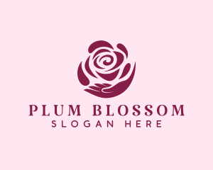 Flower Rose Wellness  logo design