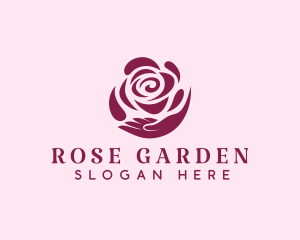 Flower Rose Wellness  logo design